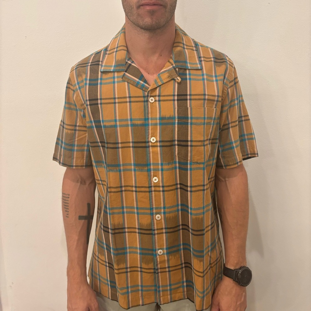 NWT Todd Snyder Shirt Indian Madras Plaid
Short Sleeve Button Up